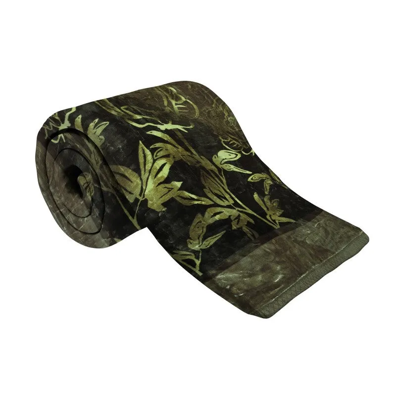 Monte Carlo Enchanted Forest Blanket (Olive Green)- 1022 GSM media 5