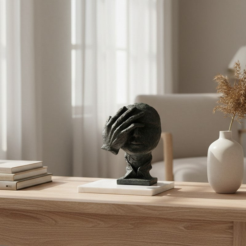 Silent Expressions Face Showpiece