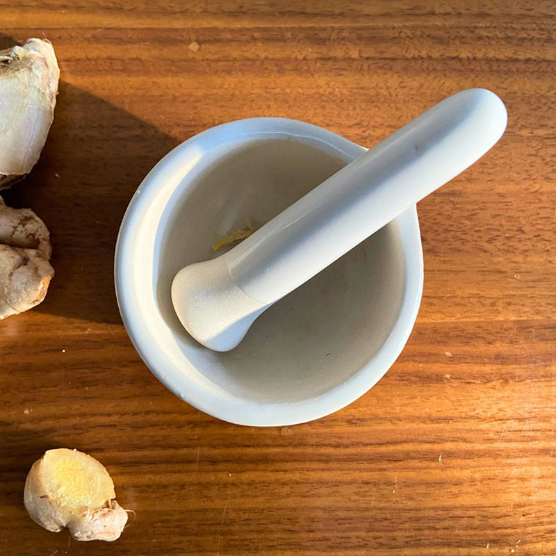 Forma Crush Ceramic Mortar & Pestle - Two Piece Set media 4
