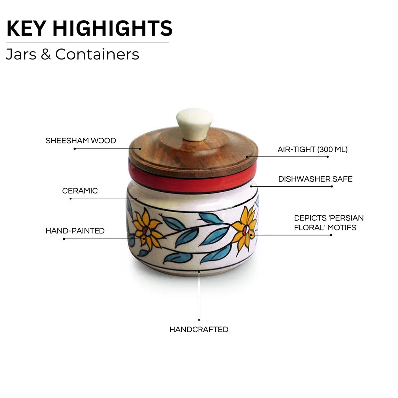 Sunny Skies Ceramic Jar (300 mL Each) - Set Of Two media 4