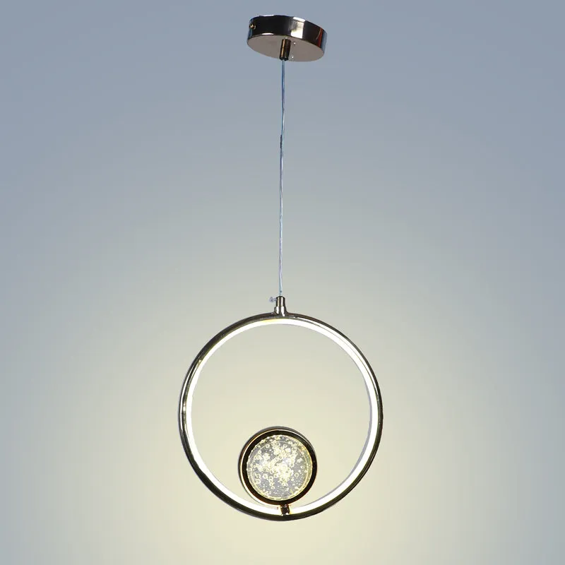 Hailera Iron Ceiling Lamp (Gold) - Round media 10