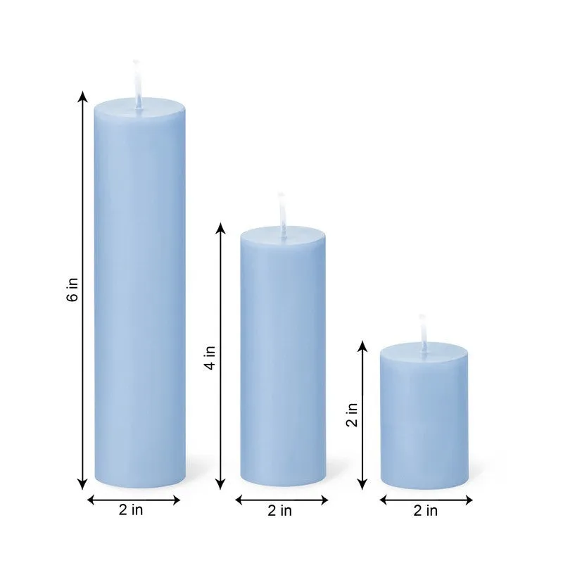 LumiEssence Elegant Scented Candle (Blue) - Set Of Three media 10