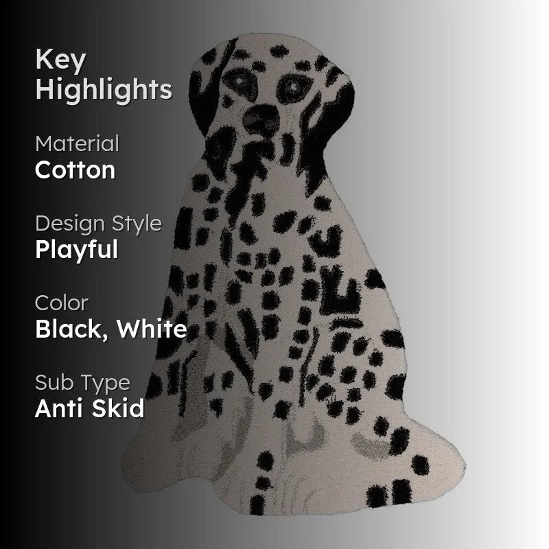 Paw Print Cotton Carpet media 2