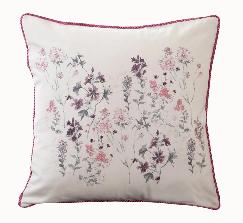 Tuscan Fields Printed Cotton Cushion Cover - Set Of Two media 5