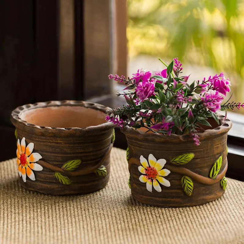 Fairy Woods Handmade Planter - Set Of Two media 2