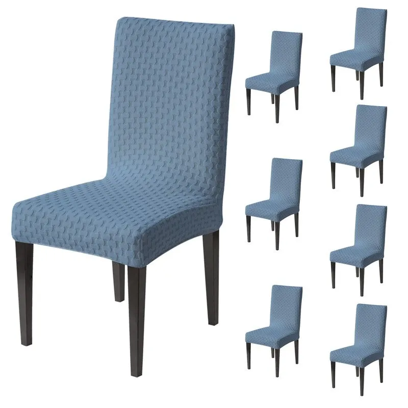 Nexo Neat Fit Chair Cover (Blue) - Set Of Eight media 3
