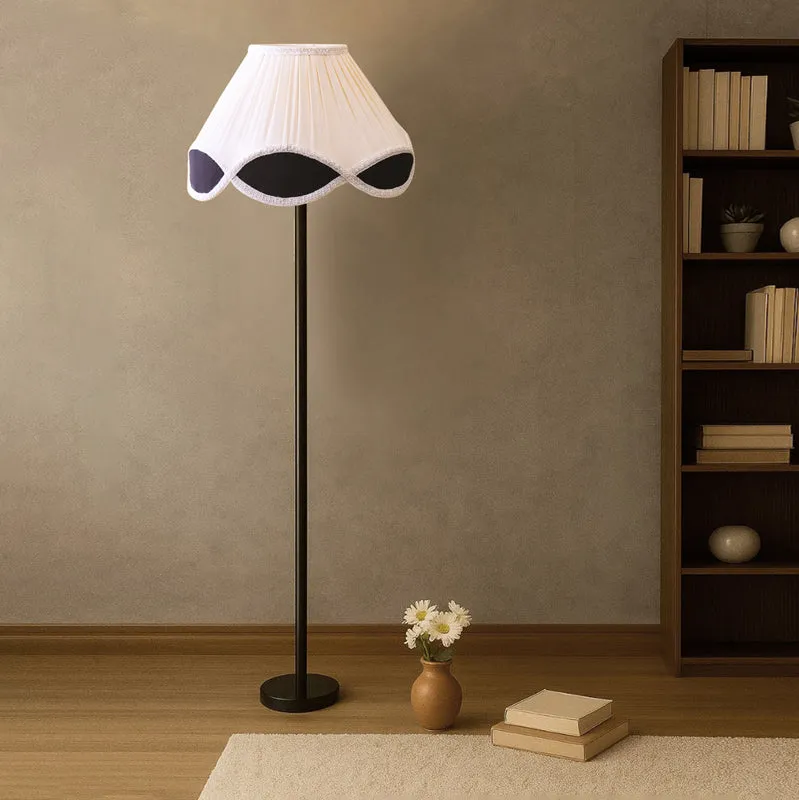 Valencia Rodin Floor Lamp - White, Black media 4