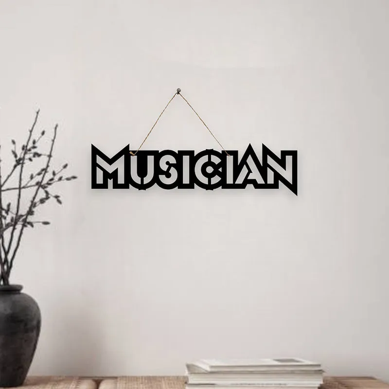Musician Mild Steel Wall Accent media 1