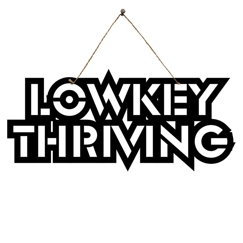 Lowkey Thriving Mild Steel Wall Accent media 3