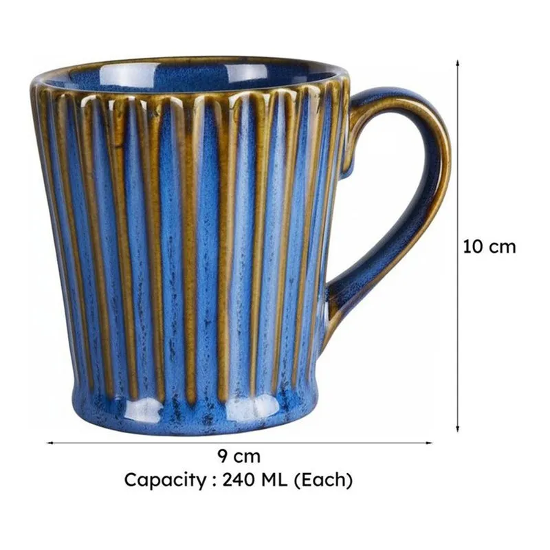 Givara Ceramic Tea Cup (240 mL Each) - Set of Two media 5