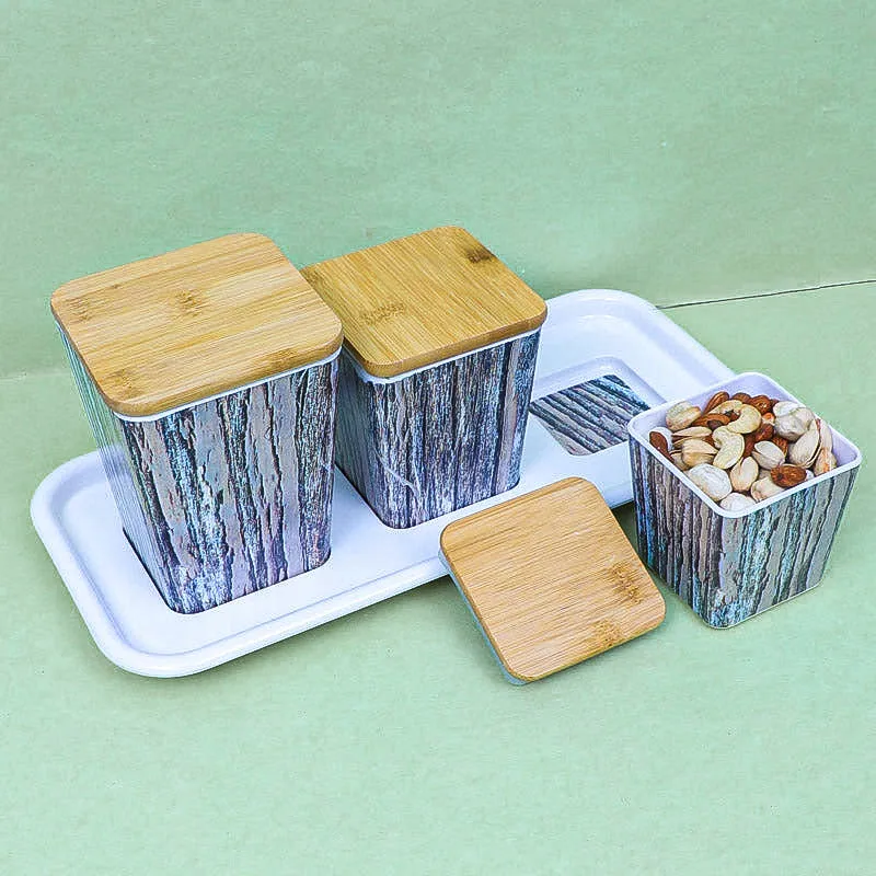 Navina Condiment Container With Tray (450 mL/750 mL/1140 mL) - Four Piece Set media 5