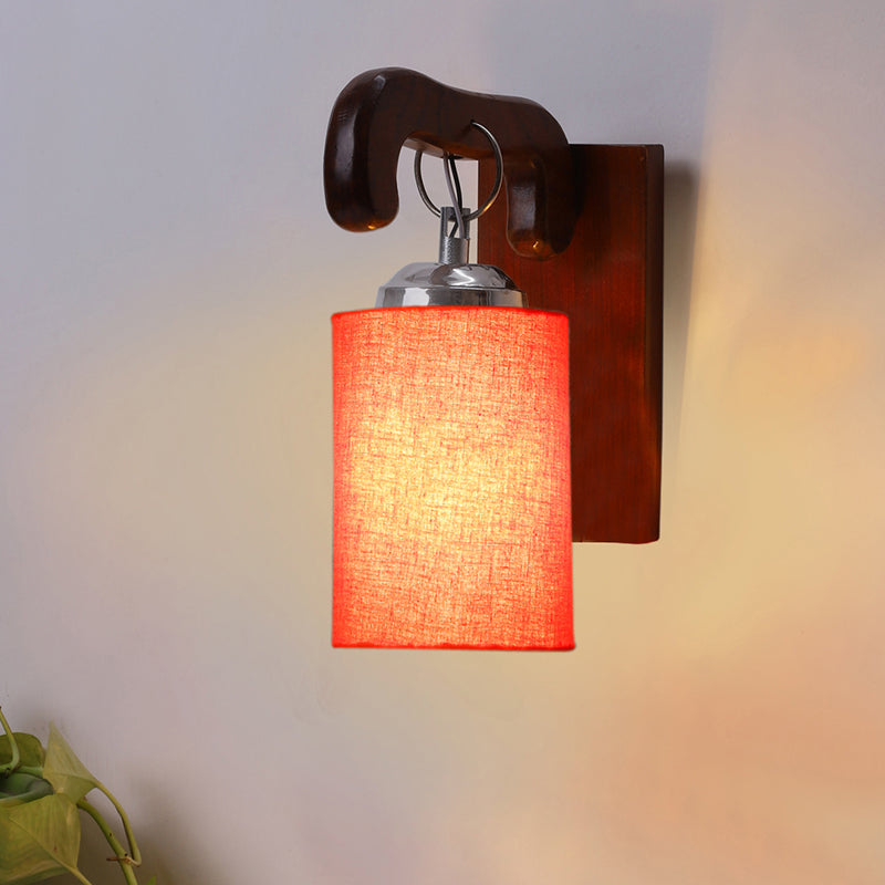 Klarion Wooden Wall Lamp - Orange