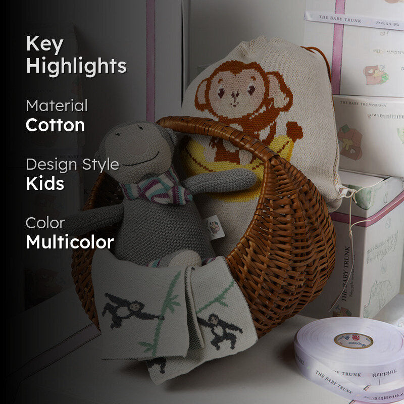 Chimps N Champs Baby Gift Basket - Five Piece Set media 2