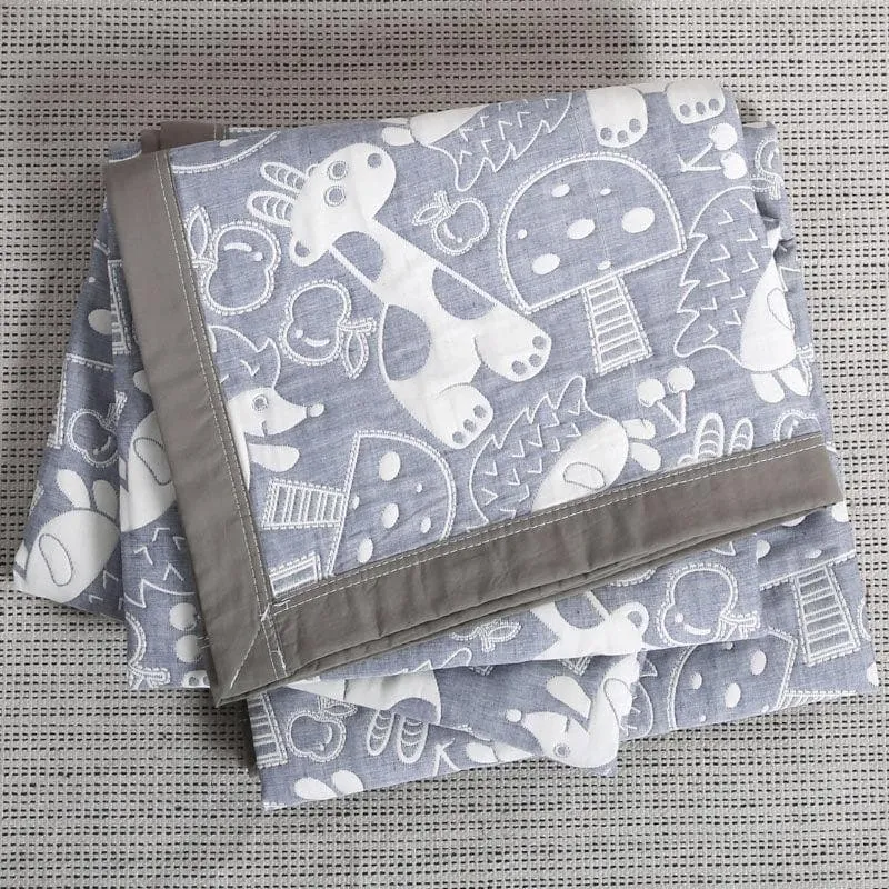 Animal Kingdom Printed Cotton Dohar media 4