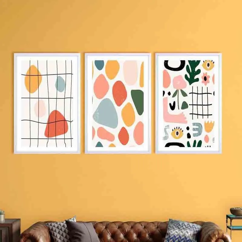 Bohemia Poly Canvas Wall Art - Set Of Three media 1
