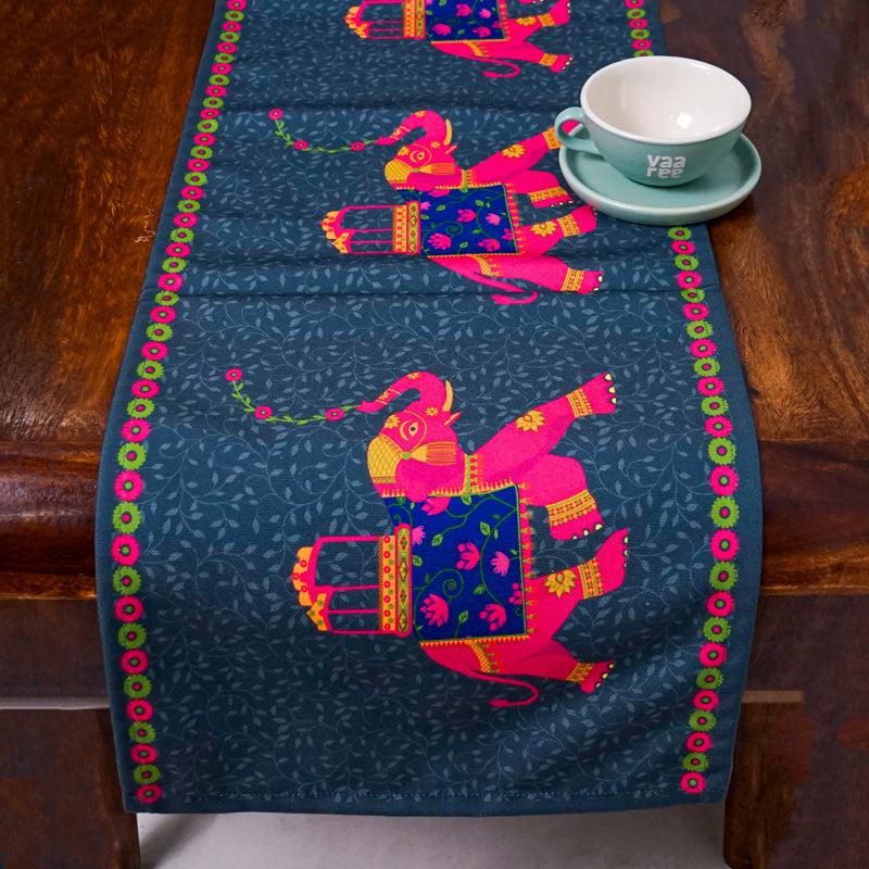 Regal Tusker Poly Canvas Table Runner