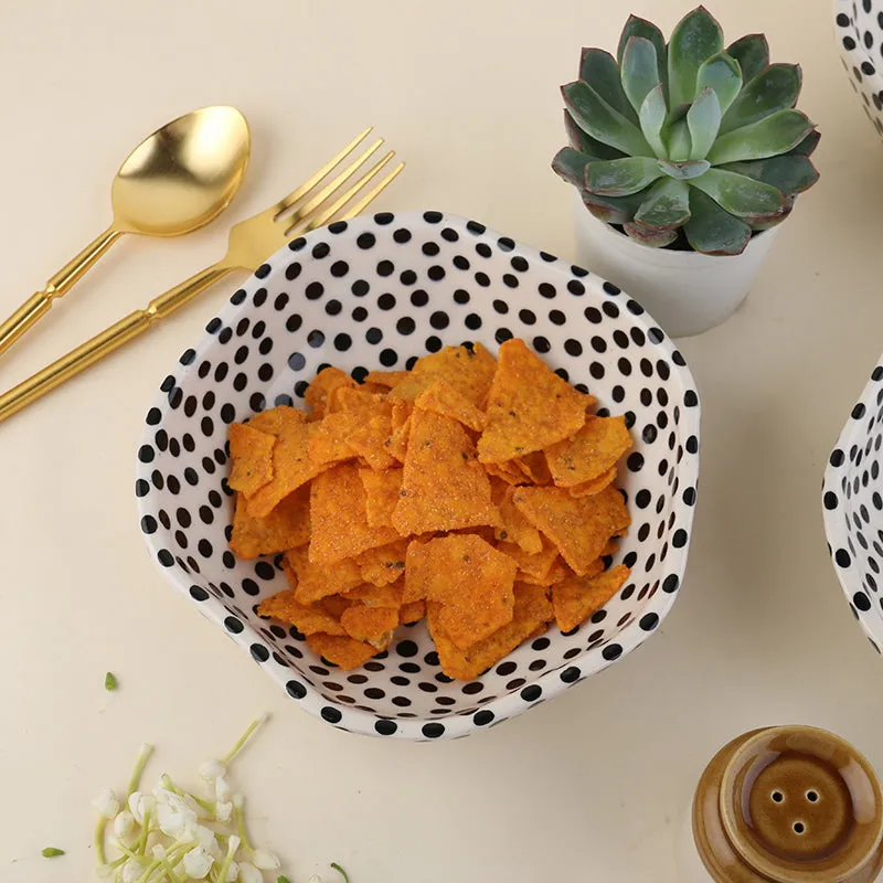 Otello Ceramic Snack Bowl (Black) - 350 mL media 5