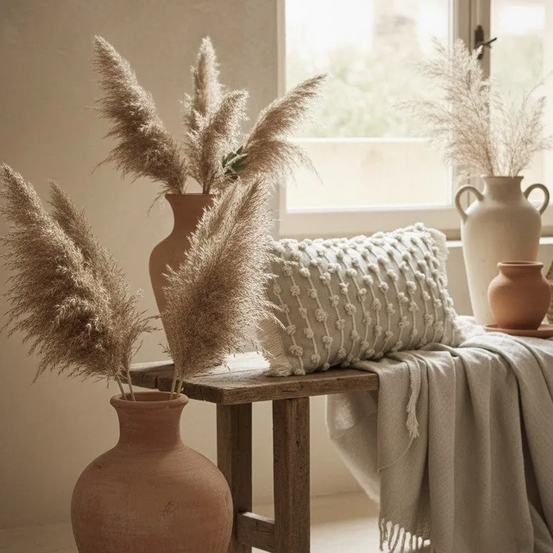 Bunchy Knot Embroidered cushion cover media 6