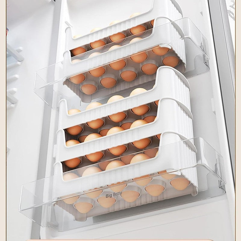 Egg Safe Plastic Fridge Organizers media 5