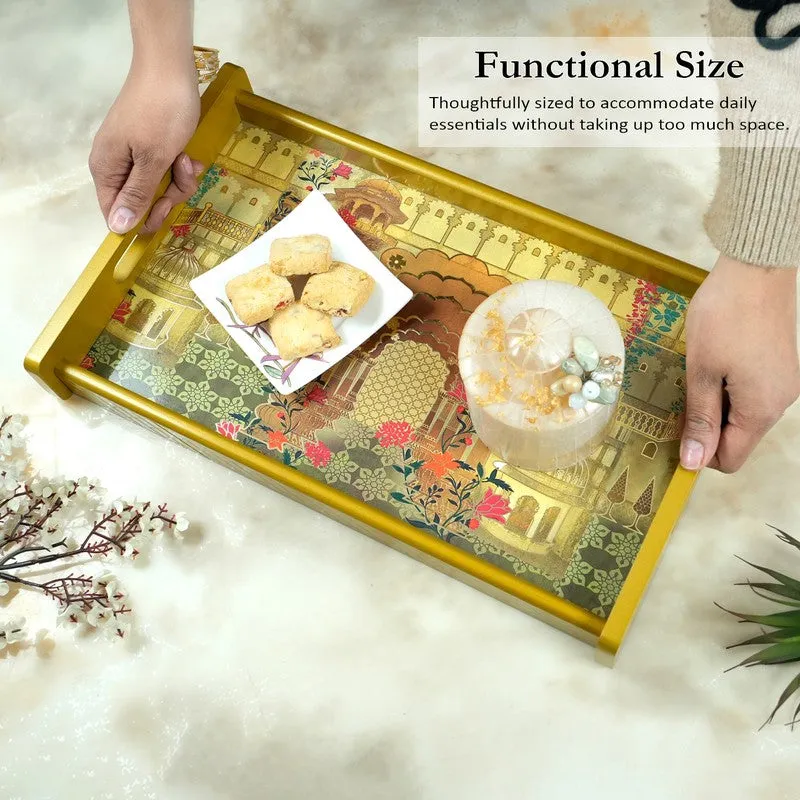 Yuvin Wooden Serving Tray - Set Of Three media 6