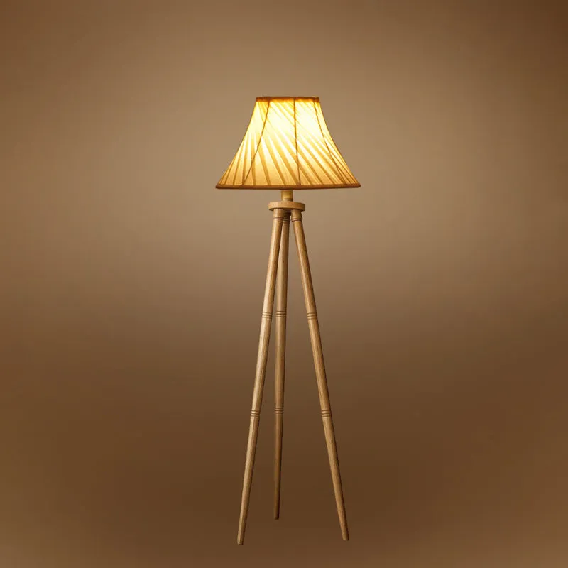 Twistra Tripod Wooden Floor Lamp media 6
