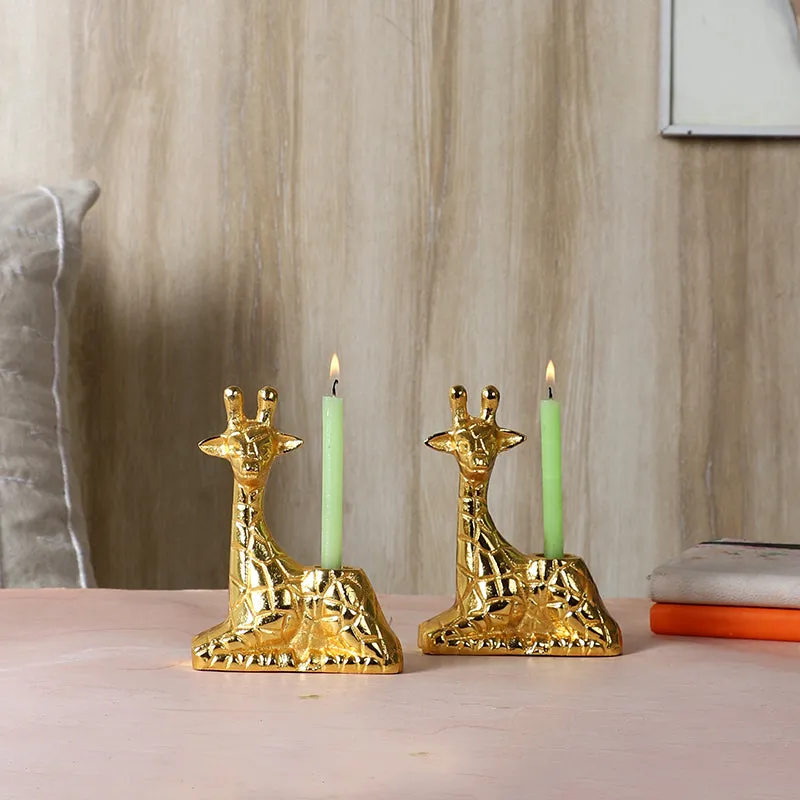 Giraffe Tea Light Holder - Set Of Two media 1