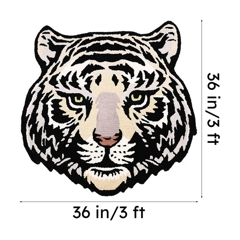Roaring Face Cotton Carpet media 8