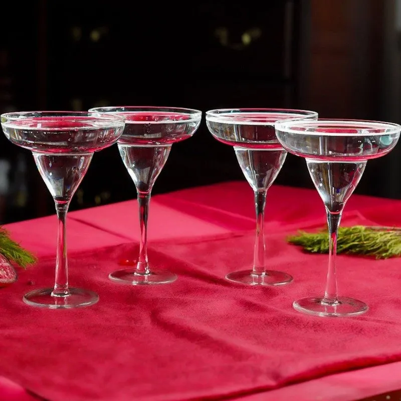 Ruby Charm Martini Glasses(230 mL) - Set Of Four media 1