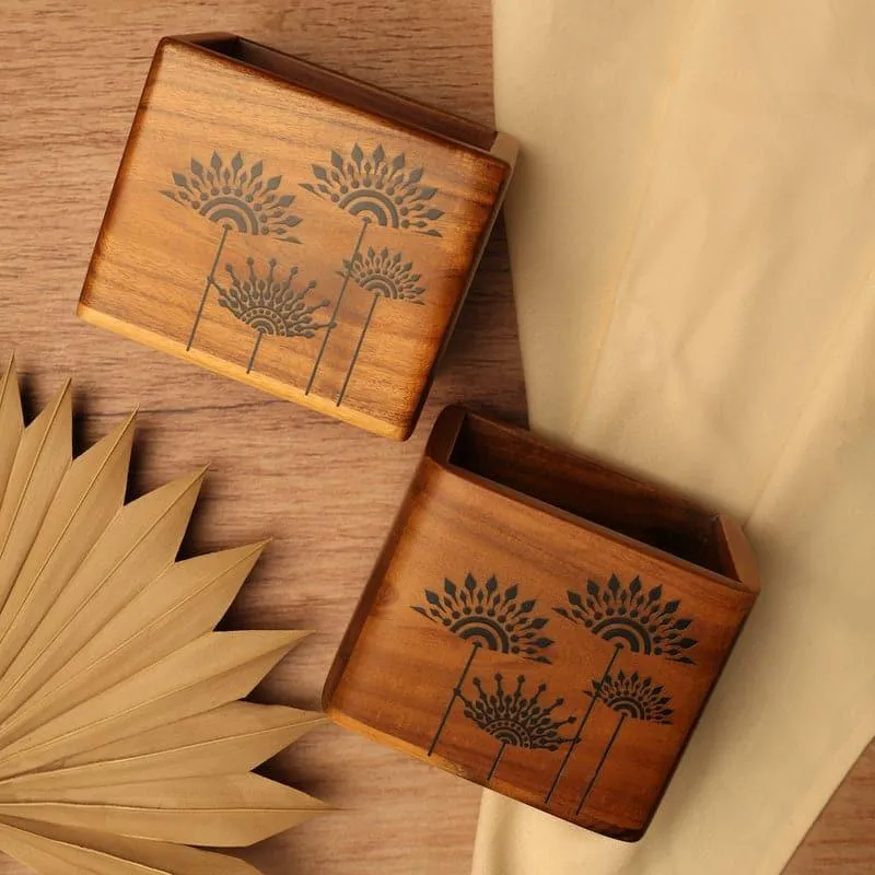 Vadana Floral Cutlery Holder media 1