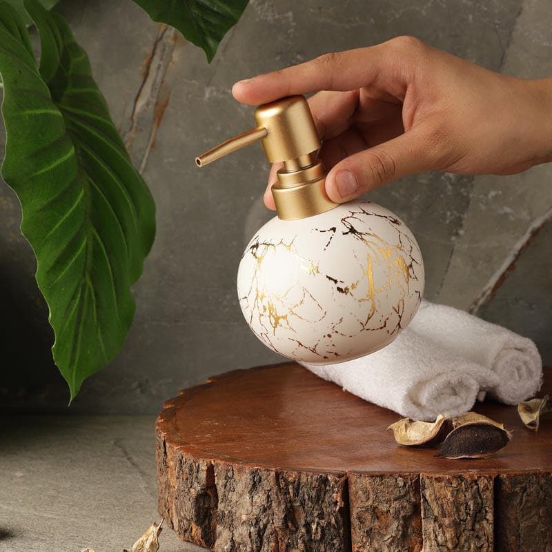 Siroqa Round Soap Dispenser - White media 3