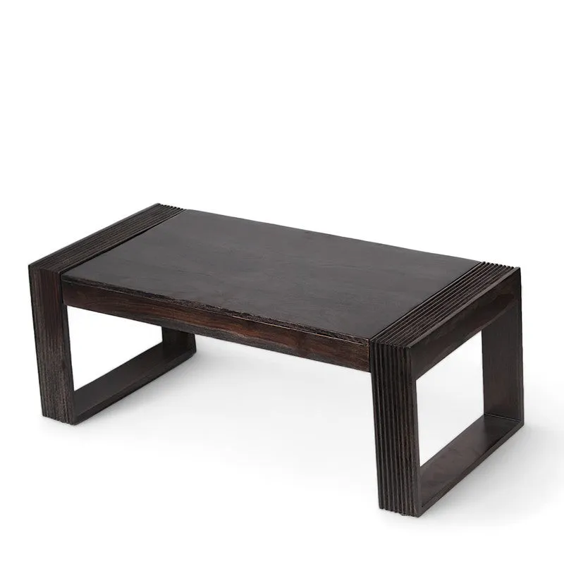 Zirox Sheesham Wooden Center Table - Black media 6