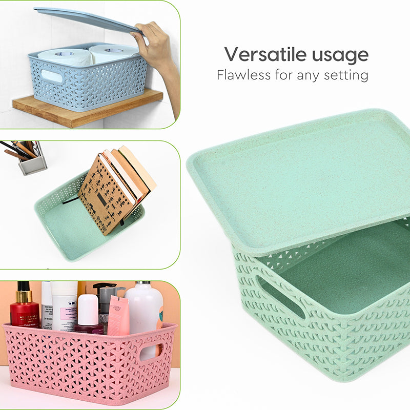Earth Cache Storage Box With Lid - Set Of Four media 5