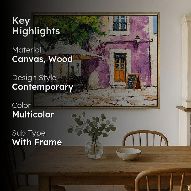 Veranda Canvas Wall Painting With Frame media 2