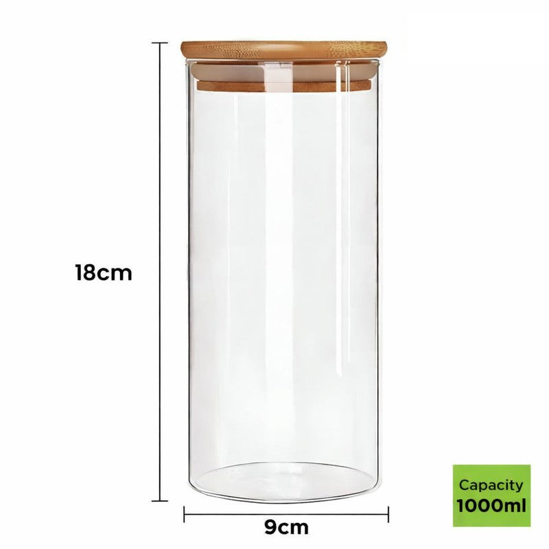 Pure Harvest Glass Jar (1000 mL Each) - Set Of Six media 7