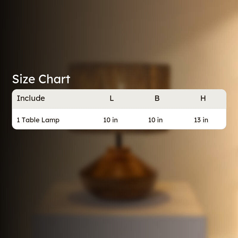 Fig Living Faith Jute Table Lamp - Brown media 10