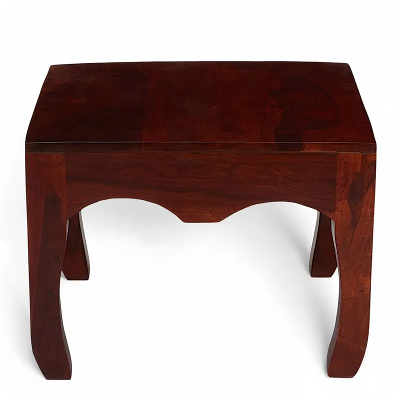 Rervon Sheesham Wooden Center Table - Deep Brown media 5