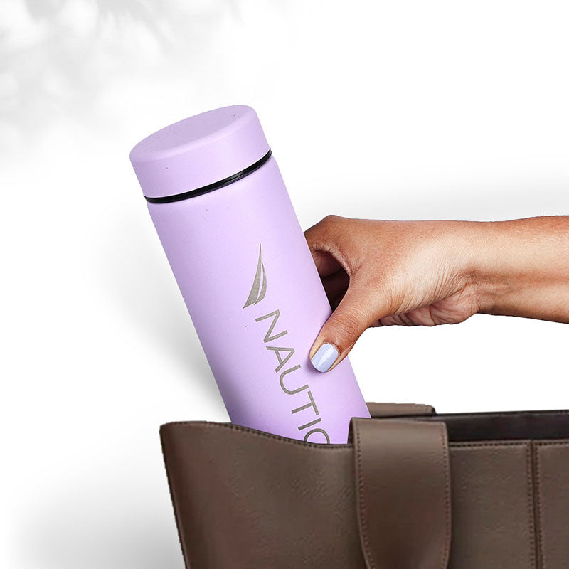 Nautica Crystallum Insulated Stainless Steel Hot & Cold Travel Bottle (Lavender) - 500 mL media 6