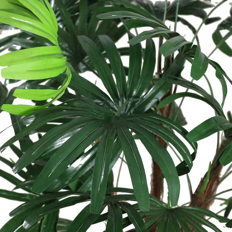 Regal Rhapis Palm Artificial Plant Without Pot - 3.1 Feet media 6