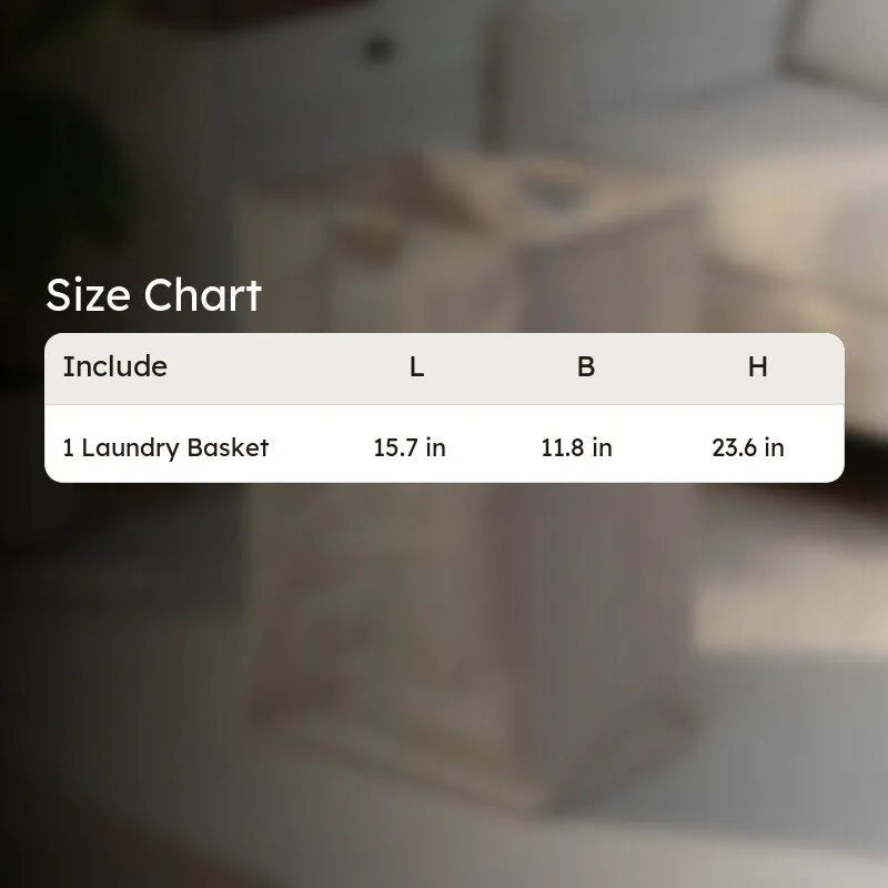 Soft Stack Laundry Basket - Beige\ media 7