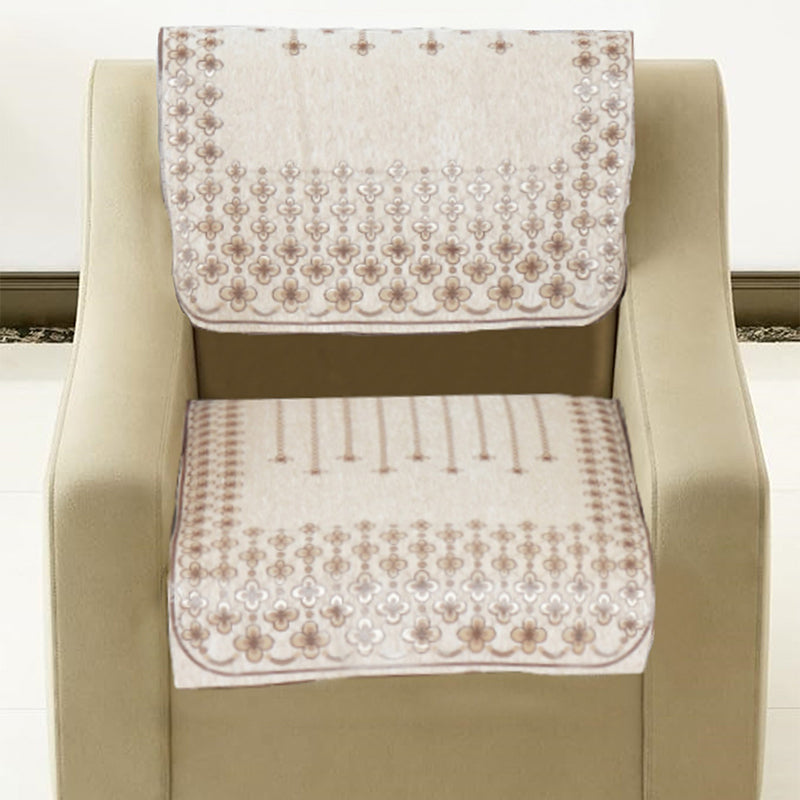Emsy Cotton Sofa Cover - Off White media 4