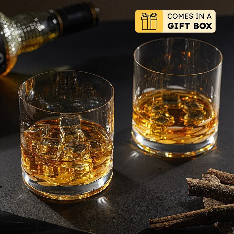 Cutwork Enigma Whiskey Glasses (270 mL Each) - Set Of Two media 1