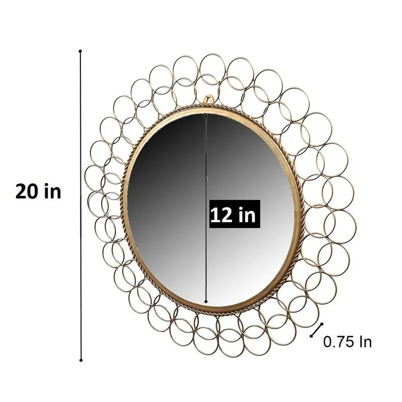 Noor Round Radiance Wall Mirror media 7