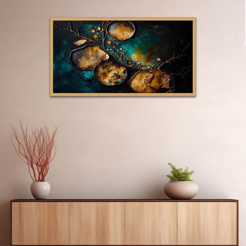 Cassandra Droplet Fusion Canvas Wall Painting