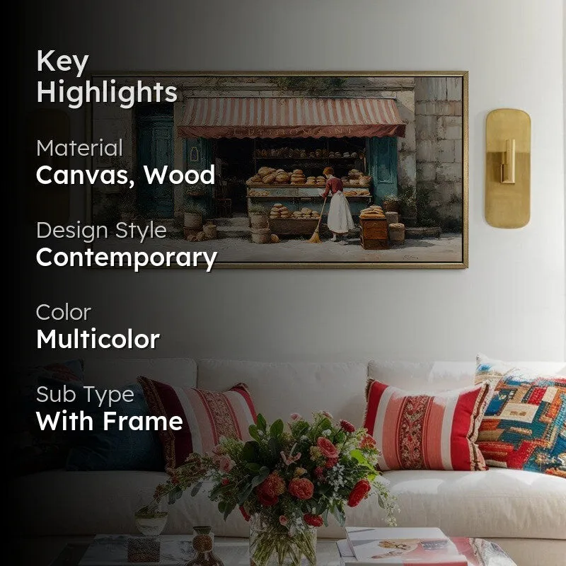 Flourish Canvas Wall Painting With Frame media 2