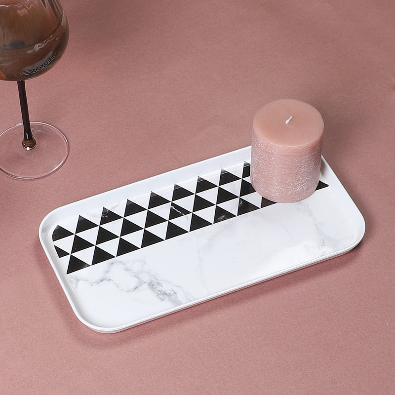 Mivono Big Serving Tray - Black & White media 3