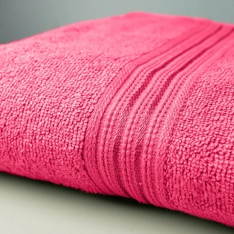 Micro Cotton LuxeDry Solid Bath Towel - Pink media 5