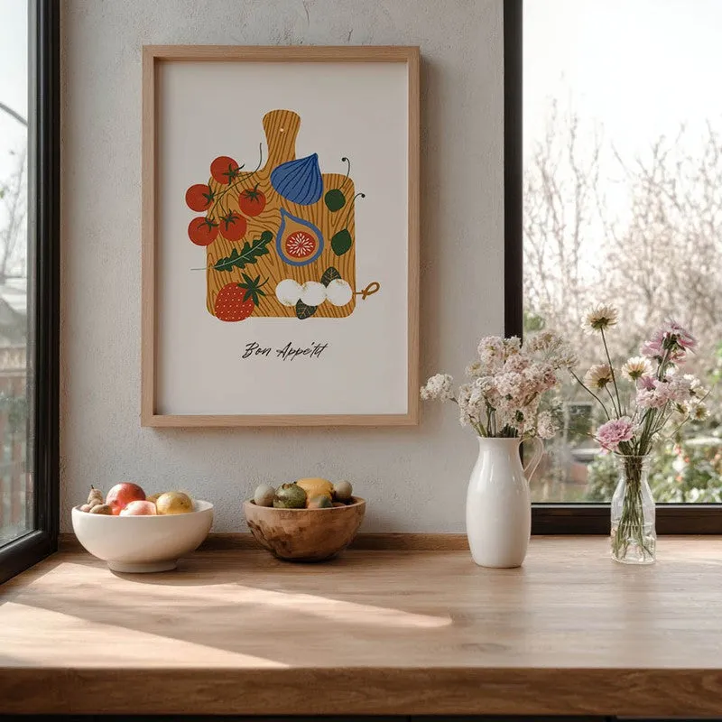 Kitchen Banquet Archival Canvas Wall Art - Brown media 7