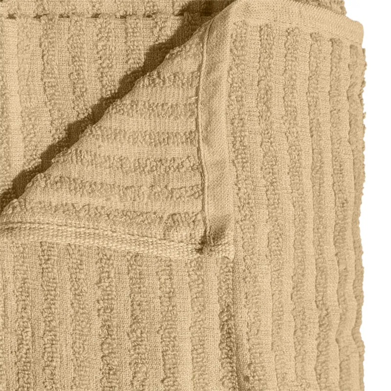 Micro Cotton LuxeDry Striped Bath Towel - Brown media 6