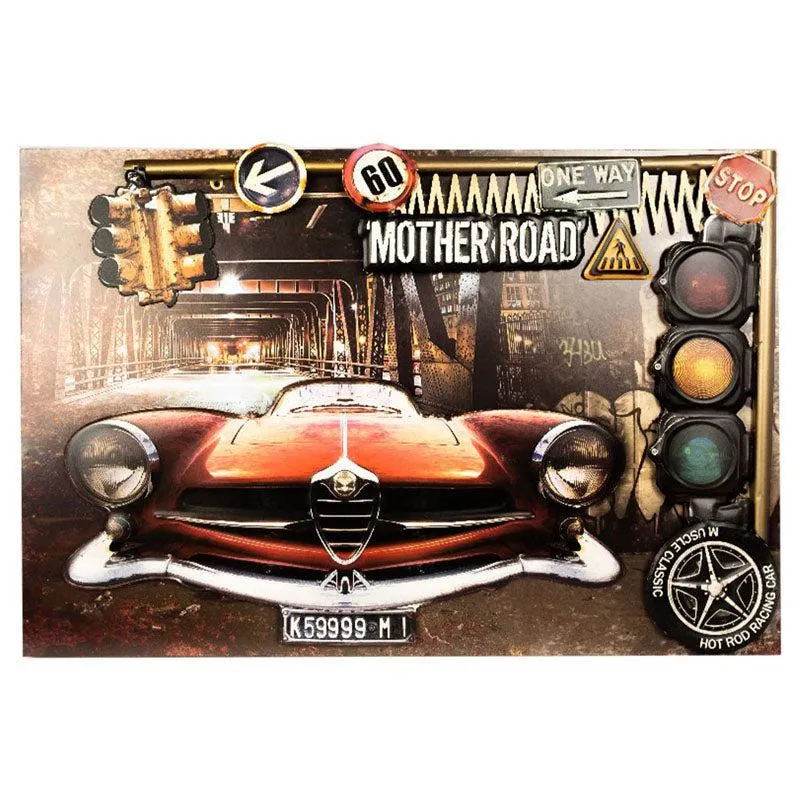 Alfa Romeo Wood & Metal Wall Accent media 5