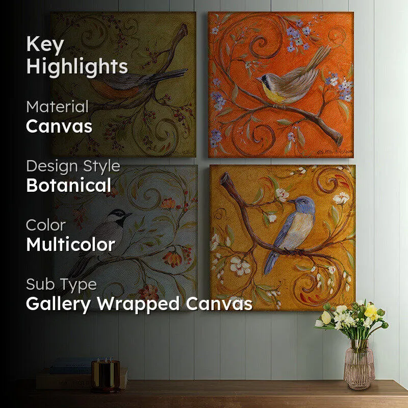 Birds Of Feather Wall Art - Set Of Four media 2